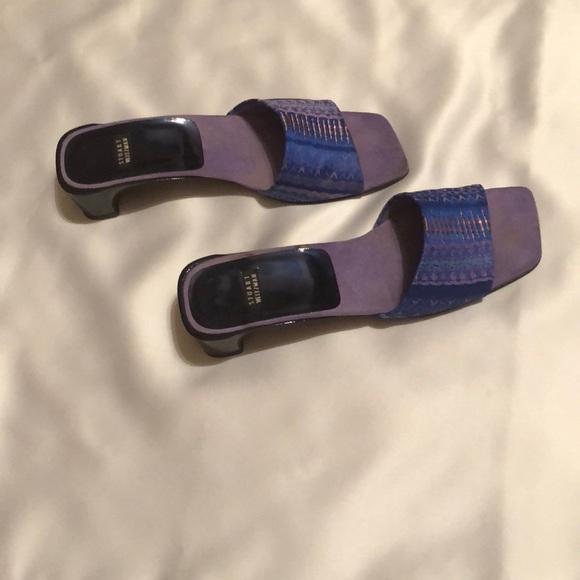 Stuart Weitzman open toe Kitten Multi Colored - Picture 2 of 5